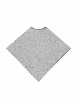 Granit Poolecke im Farbton grau