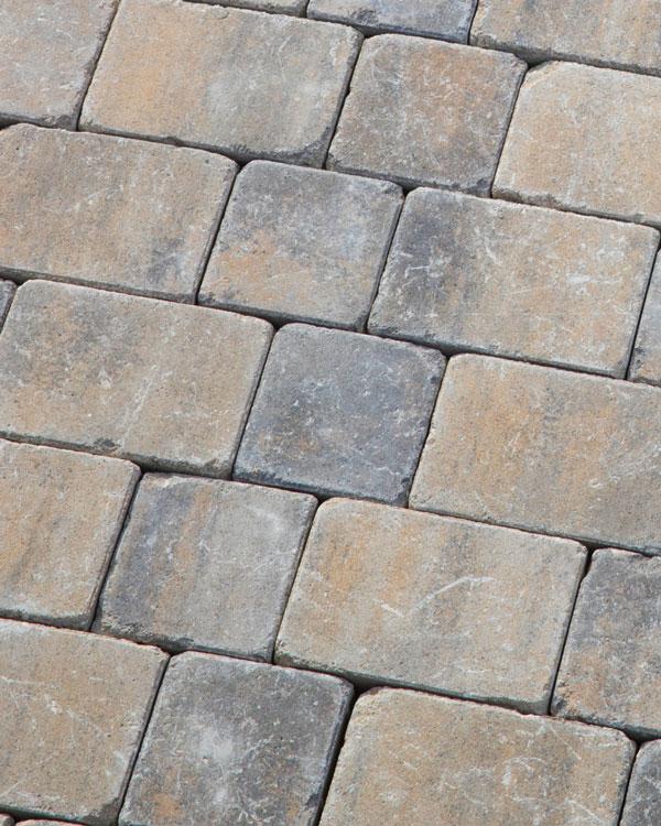 Granat Pflastersteine im Farbton terragrau