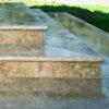 Travertin Stufenplatten im Farbton Noce